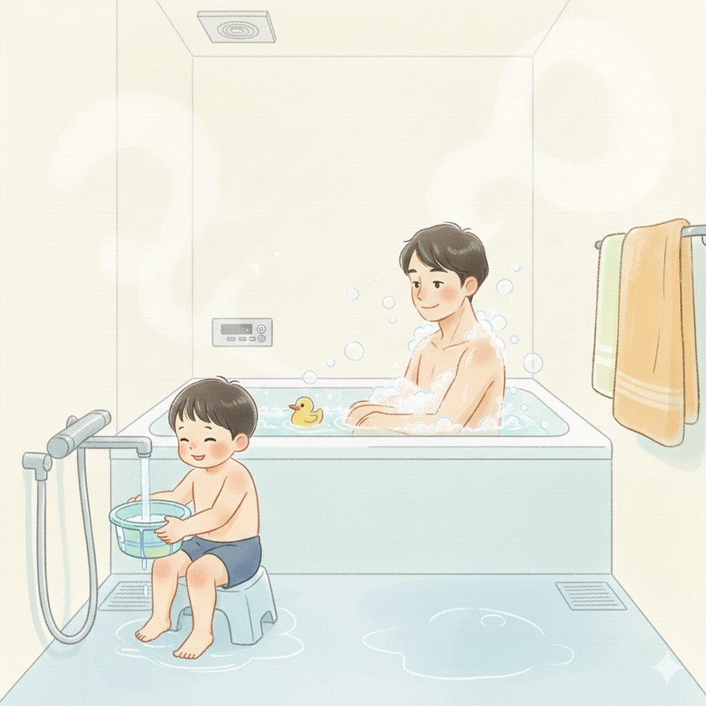 風呂の床が寒い！ユニットバスの断熱じゃ足りません/鹿児島　設計事務所